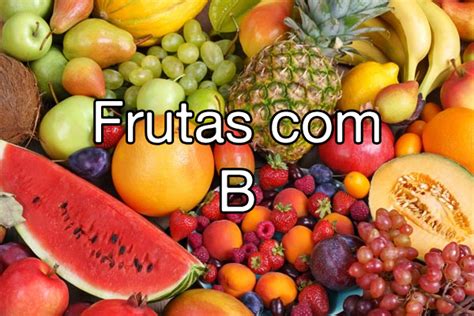fruta com b